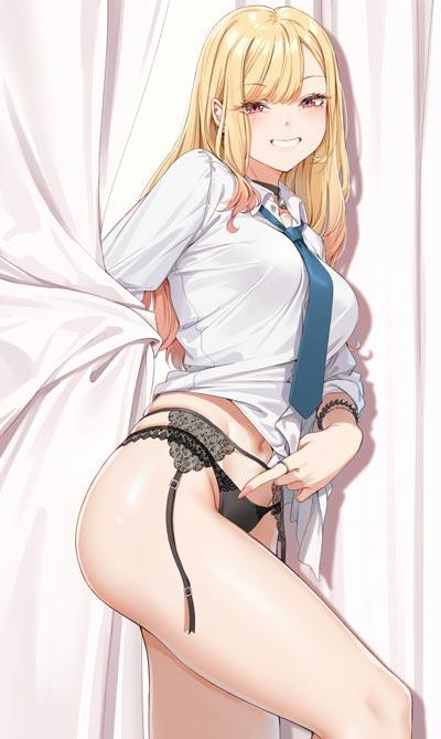 媚宅女神喜多川海夢的絕對領域極致誘惑撩人圖片